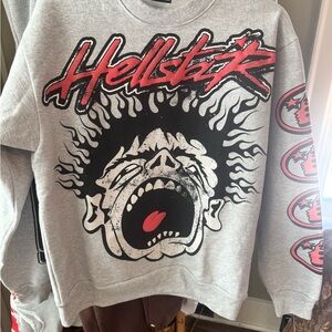 Hellstar Graphic Sweatshirt Retail $300 NWOT